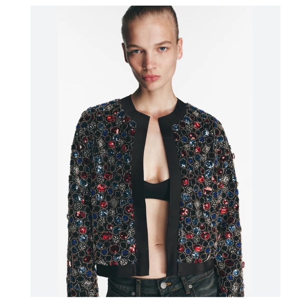 Zara beaded jacket